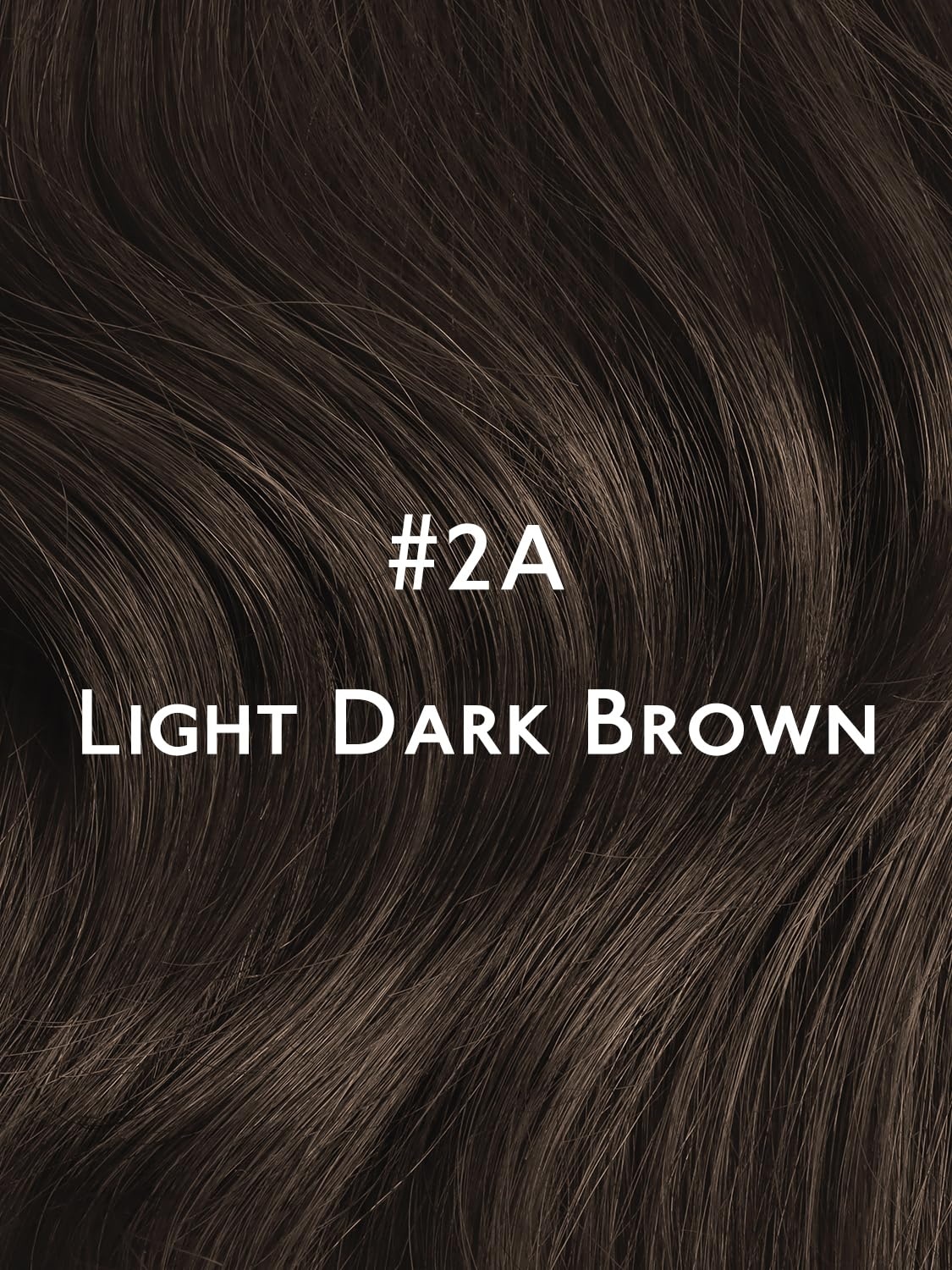 imageWENNALIFE Genius Seamless Tape in Hair Extensions Real Human Hair 18 inch 50g 20pcs Light Ash Brown Tape in Hair Extensions Remy Human Hair Luxury Invisible Straight Hand Tied Inspired Edge Tape ins8cm2A Light Dark Brown