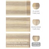 WENNALIFE Genius Seamless Tape in Hair Extensions Real Human Hair, 18 inch 50g 20pcs Light Ash Brown Tape in Hair Extensions Remy Human Hair Luxury Invisible Straight Hand Tied Inspired Edge Tape ins(G-#17/22/60 Ombre Ash Blonde to Golden Blonde Balayage Platinum Blonde)