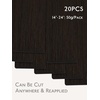 WENNALIFE Genius Seamless Tape in Hair Extensions Real Human Hair, 18 inch 50g 20pcs Light Ash Brown Tape in Hair Extensions Remy Human Hair Luxury Invisible Straight Hand Tied Inspired Edge Tape ins(G-#2 Dark Brown)