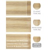 WENNALIFE Genius Seamless Tape in Hair Extensions Real Human Hair, 18 inch 50g 20pcs Light Ash Brown Tape in Hair Extensions Remy Human Hair Luxury Invisible Straight Hand Tied Inspired Edge Tape ins(G-#16/22 Light Blonde Highlighted Golden Blonde)