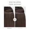 WENNALIFE Genius Seamless Tape in Hair Extensions Real Human Hair, 18 inch 50g 20pcs Light Ash Brown Tape in Hair Extensions Remy Human Hair Luxury Invisible Straight Hand Tied Inspired Edge Tape ins(G-#16/22 Light Blonde Highlighted Golden Blonde)