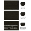 WENNALIFE Genius Seamless Tape in Hair Extensions Real Human Hair, 18 inch 50g 20pcs Light Ash Brown Tape in Hair Extensions Remy Human Hair Luxury Invisible Straight Hand Tied Inspired Edge Tape ins(G-#1B Natural Black)