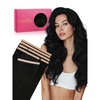 WENNALIFE Genius Seamless Tape in Hair Extensions Real Human Hair, 18 inch 50g 20pcs Light Ash Brown Tape in Hair Extensions Remy Human Hair Luxury Invisible Straight Hand Tied Inspired Edge Tape ins(C-#1 Jet Black)
