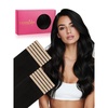 WENNALIFE Genius Seamless Tape in Hair Extensions Real Human Hair, 18 inch 50g 20pcs Light Ash Brown Tape in Hair Extensions Remy Human Hair Luxury Invisible Straight Hand Tied Inspired Edge Tape ins(8cm-#1 Jet Black)