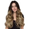WENNALIFE Genius Seamless Tape in Hair Extensions Real Human Hair, 18 inch 50g 20pcs Light Ash Brown Tape in Hair Extensions Remy Human Hair Luxury Invisible Straight Hand Tied Inspired Edge Tape ins(G-#2/6/18 Dark Brown to Chestnut Brown and Dirty Blonde Highlighted)