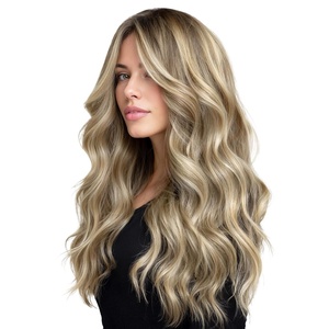 WENNALIFE Genius Seamless Tape in Hair Extensions Real Human Hair, 18 inch 50g 20pcs Light Ash Brown Tape in Hair Extensions Remy Human Hair Luxury Invisible Straight Hand Tied Inspired Edge Tape ins(G-#8B/60B Ash Brown with Platinum Blonde Highlights)