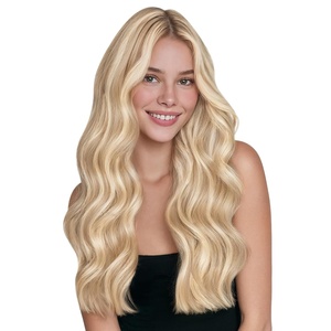 WENNALIFE Genius Seamless Tape in Hair Extensions Real Human Hair, 18 inch 50g 20pcs Light Ash Brown Tape in Hair Extensions Remy Human Hair Luxury Invisible Straight Hand Tied Inspired Edge Tape ins(G-#18A/613A Dirty Blonde Highlighted Bleach Blonde)