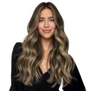 WENNALIFE Genius Seamless Tape in Hair Extensions Real Human Hair, 18 inch 50g 20pcs Light Ash Brown Tape in Hair Extensions Remy Human Hair Luxury Invisible Straight Hand Tied Inspired Edge Tape ins(G-#4/27/4 Balayage Chocolate Brown to Caramel Blonde)