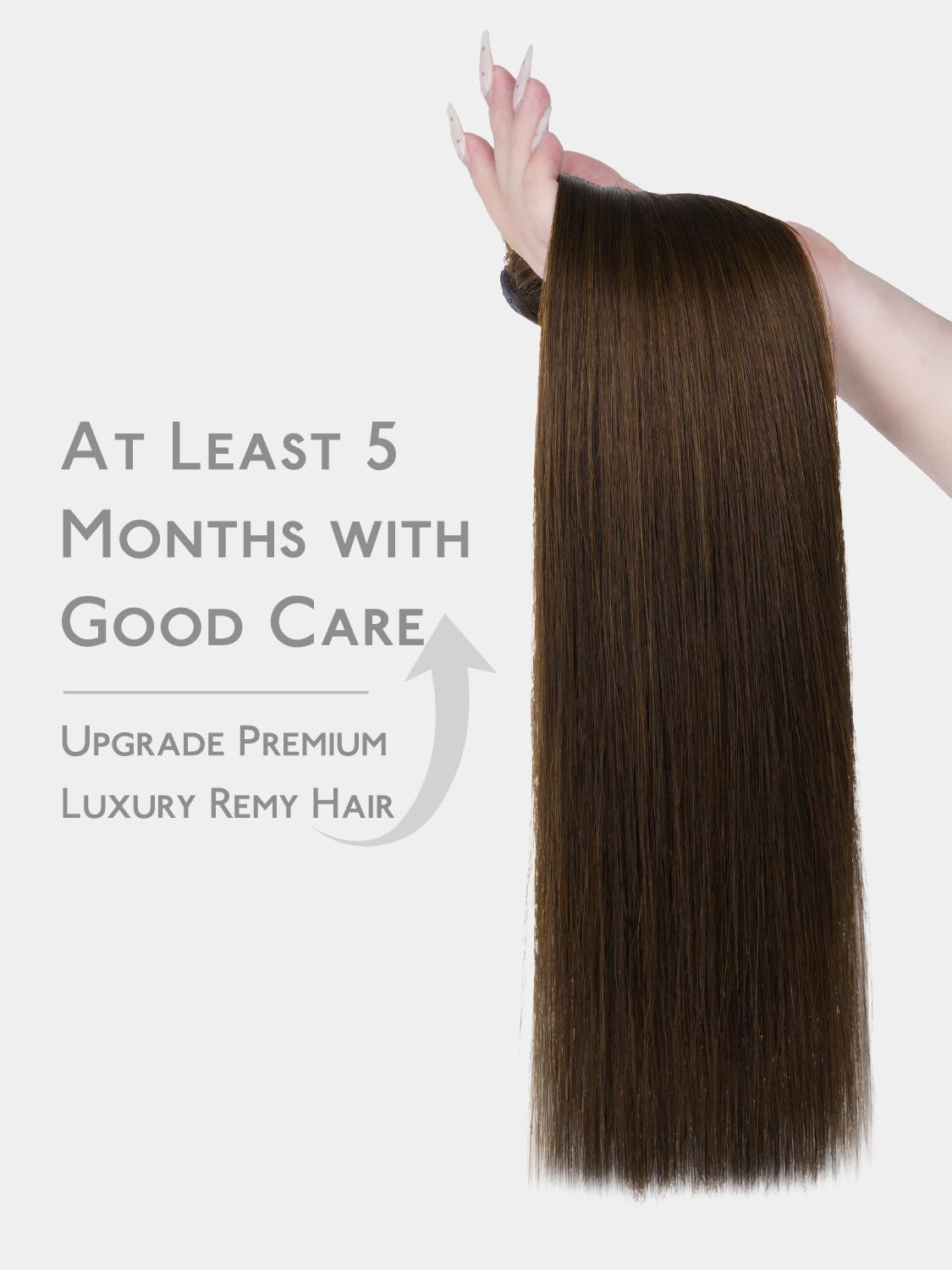 image:imageWENNALIFE 3PCS Butterfly Weft Hair Extensions Human Hair 14 Inch 80g Balayage Dark Brown Mixed Chestnut Brown Genius Sew in Hair Extensions Real Human Hair Add Volume and Length Invisible ExtensionsD4274 Balayage Chocolate Brown to Caramel Blonde