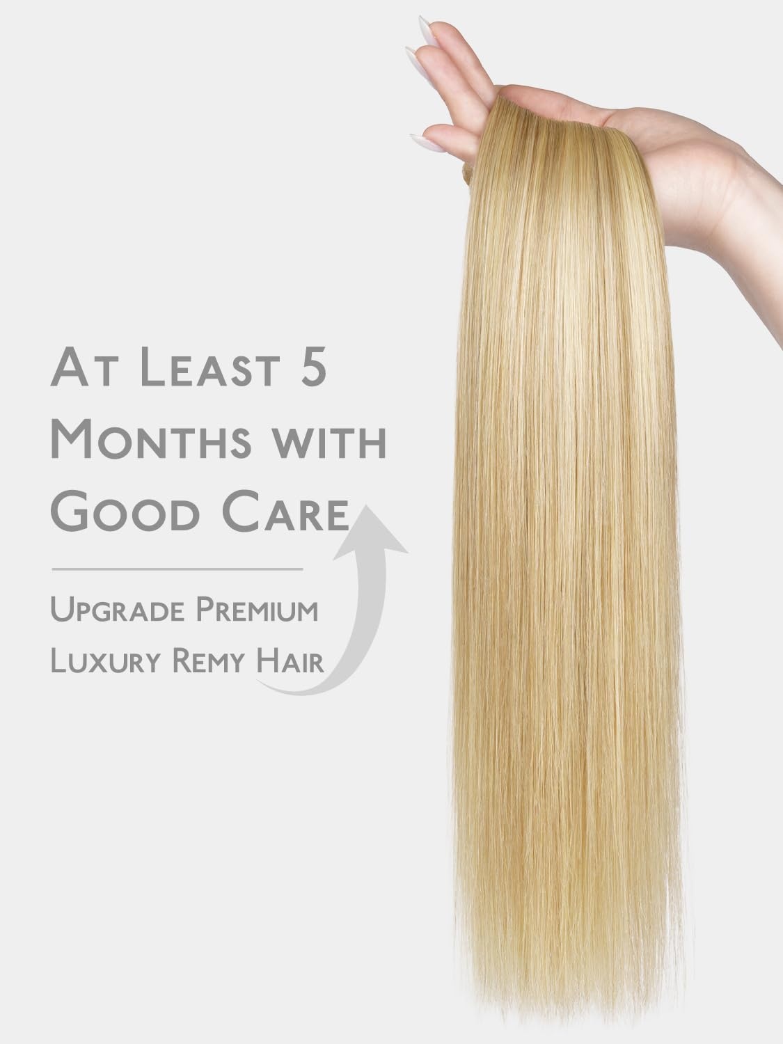 image:imageWENNALIFE 3PCS Butterfly Weft Hair Extensions Human Hair 14 Inch 80g Balayage Dark Brown Mixed Chestnut Brown Genius Sew in Hair Extensions Real Human Hair Add Volume and Length Invisible ExtensionsD1622 Light Blonde Highlighted Golden Blonde