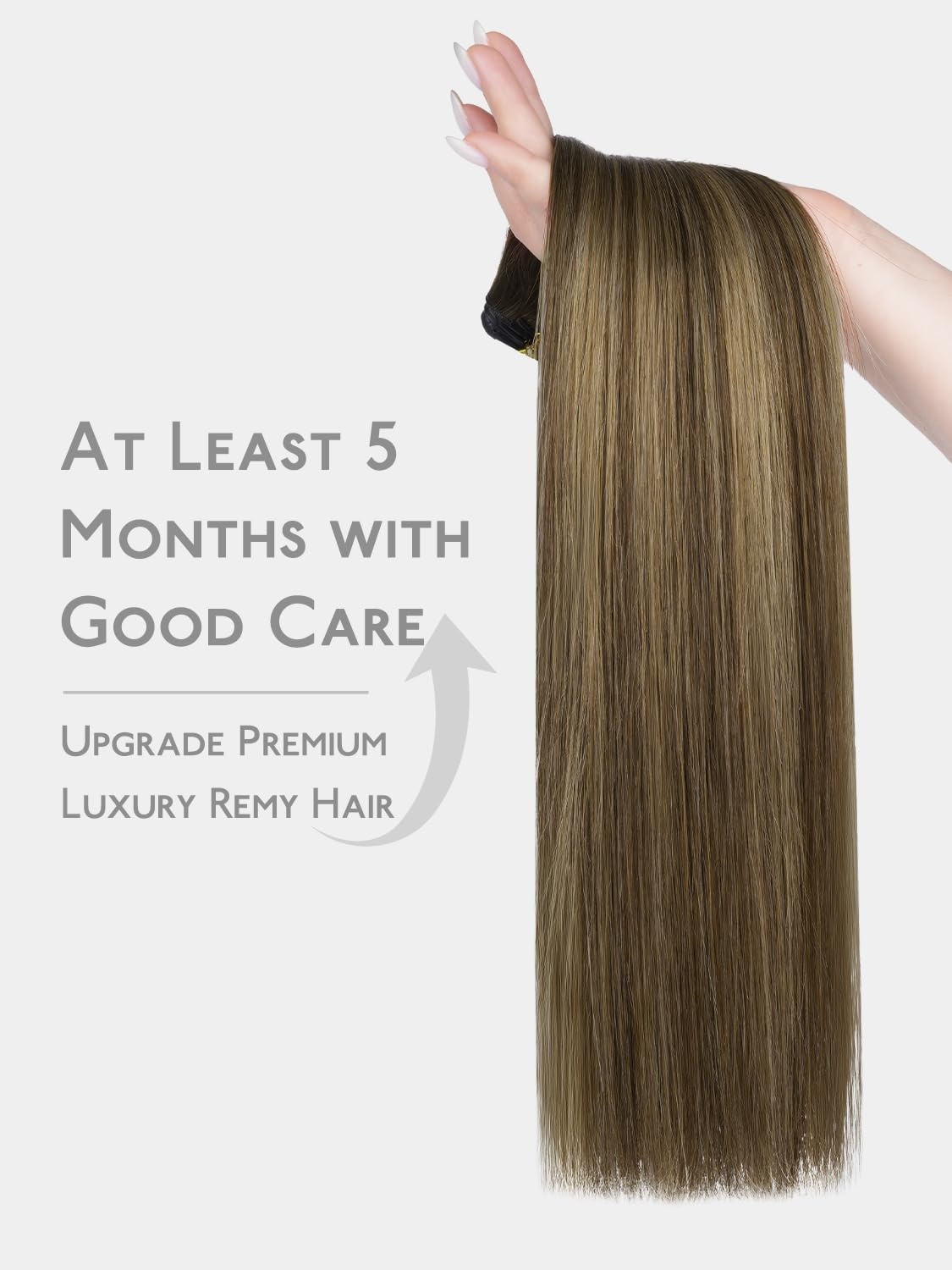 image:imageWENNALIFE 3PCS Butterfly Weft Hair Extensions Human Hair 14 Inch 80g Balayage Dark Brown Mixed Chestnut Brown Genius Sew in Hair Extensions Real Human Hair Add Volume and Length Invisible ExtensionsD4 Chocolate Brown