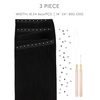 WENNALIFE 3PCS Butterfly Weft Hair Extensions Human Hair 14 Inch 80g Balayage Dark Brown Mixed Chestnut Brown Genius Sew in Hair Extensions Real Human Hair Add Volume and Length Invisible Extensions(#1 Jet Black)