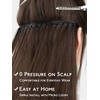WENNALIFE 3PCS Butterfly Weft Hair Extensions Human Hair 14 Inch 80g Balayage Dark Brown Mixed Chestnut Brown Genius Sew in Hair Extensions Real Human Hair Add Volume and Length Invisible Extensions(D-#2/6/2 Balayage Dark Brown Mixed Chestnut Brown)