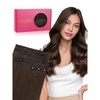 WENNALIFE 3PCS Butterfly Weft Hair Extensions Human Hair 14 Inch 80g Balayage Dark Brown Mixed Chestnut Brown Genius Sew in Hair Extensions Real Human Hair Add Volume and Length Invisible Extensions(D-#4/27/4 Balayage Chocolate Brown to Caramel Blonde)
