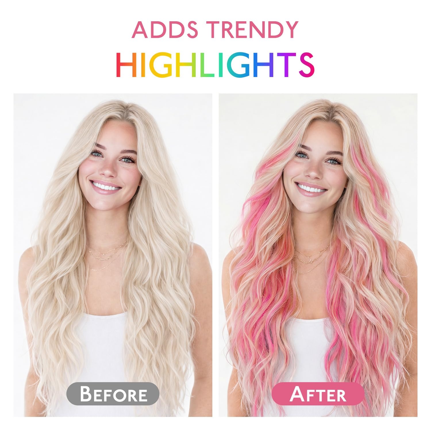 image:imageWENNALIFE Microlink Hair Extensions Human Hair 25g 25s 14 inch Hot Pink Remy Hair Microbead Micro Link Microloop Microring Invisible Straight Natural Fusion Installation