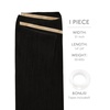 WENNALIFE Genius Weft Tape in Hair Extensions Human Hair 18 Inch 60g Natural Black Tape Ins Luxury Remy Hair Extensions Invisible Fuller Volume Reusable 10″ Wide Weft(#1 Jet Black)