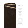 WENNALIFE Genius Weft Tape in Hair Extensions Human Hair 18 Inch 60g Natural Black Tape Ins Luxury Remy Hair Extensions Invisible Fuller Volume Reusable 10″ Wide Weft(#2A Light Dark Brown)