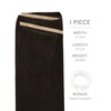 WENNALIFE Genius Weft Tape in Hair Extensions Human Hair 18 Inch 60g Natural Black Tape Ins Luxury Remy Hair Extensions Invisible Fuller Volume Reusable 10″ Wide Weft(#2 Dark Brown)