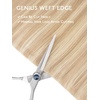 WENNALIFE Genius Weft Tape in Hair Extensions Human Hair 18 Inch 60g Natural Black Tape Ins Luxury Remy Hair Extensions Invisible Fuller Volume Reusable 10″ Wide Weft(#18A/613A Dirty Blonde Highlighted Bleach Blonde)