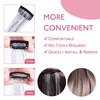 WENNALIFE Hair Tinsel Tape in Hair Extensions, Golden Brown 12PCS 24 Inch Invisible Tape in Extensions Quick Install Glitter Tinsel Hair Extensions Sparkle Fairy Party Hair Accessories for Women(C-#Silver)