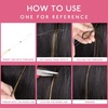 WENNALIFE Hair Tinsel Tape in Hair Extensions, Golden Brown 12PCS 24 Inch Invisible Tape in Extensions Quick Install Glitter Tinsel Hair Extensions Sparkle Fairy Party Hair Accessories for Women(T-#16 Color)