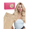 WENNALIFE Genius Weft Tape in Hair Extensions Human Hair 18 Inch 60g Natural Black Tape Ins Luxury Remy Hair Extensions Invisible Fuller Volume Reusable 10″ Wide Weft(#18A/613A Dirty Blonde Highlighted Bleach Blonde)