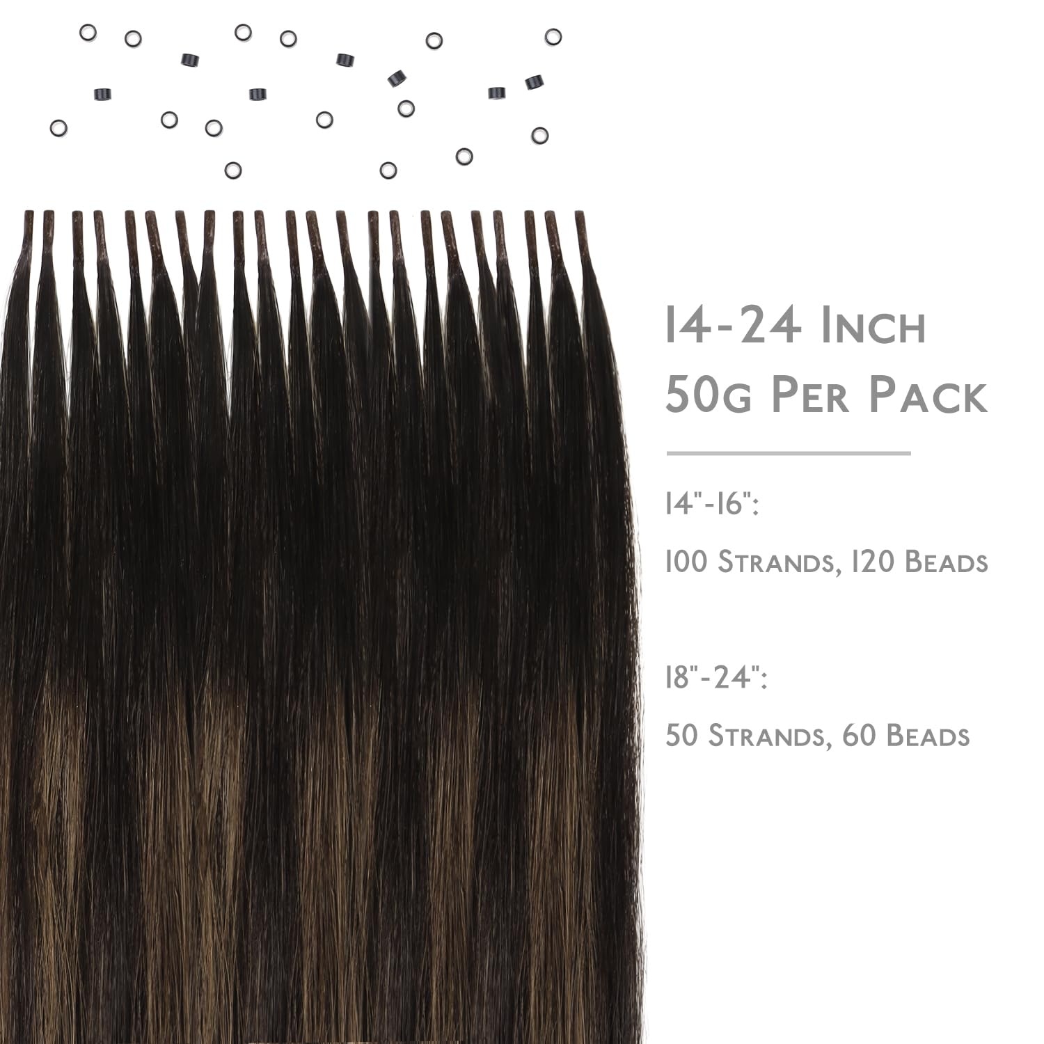image:imageWENNALlFE Mini Flat Tip Hair Extensions Human Hair 50g 60s 16 Inch Light Blonde Highlighted Golden Blonde Remy Hair K Tip Hair Extensions Seamless Keratin Extensions De CabelloI262 Balayage Dark Brown Mixed Chestnut Brown