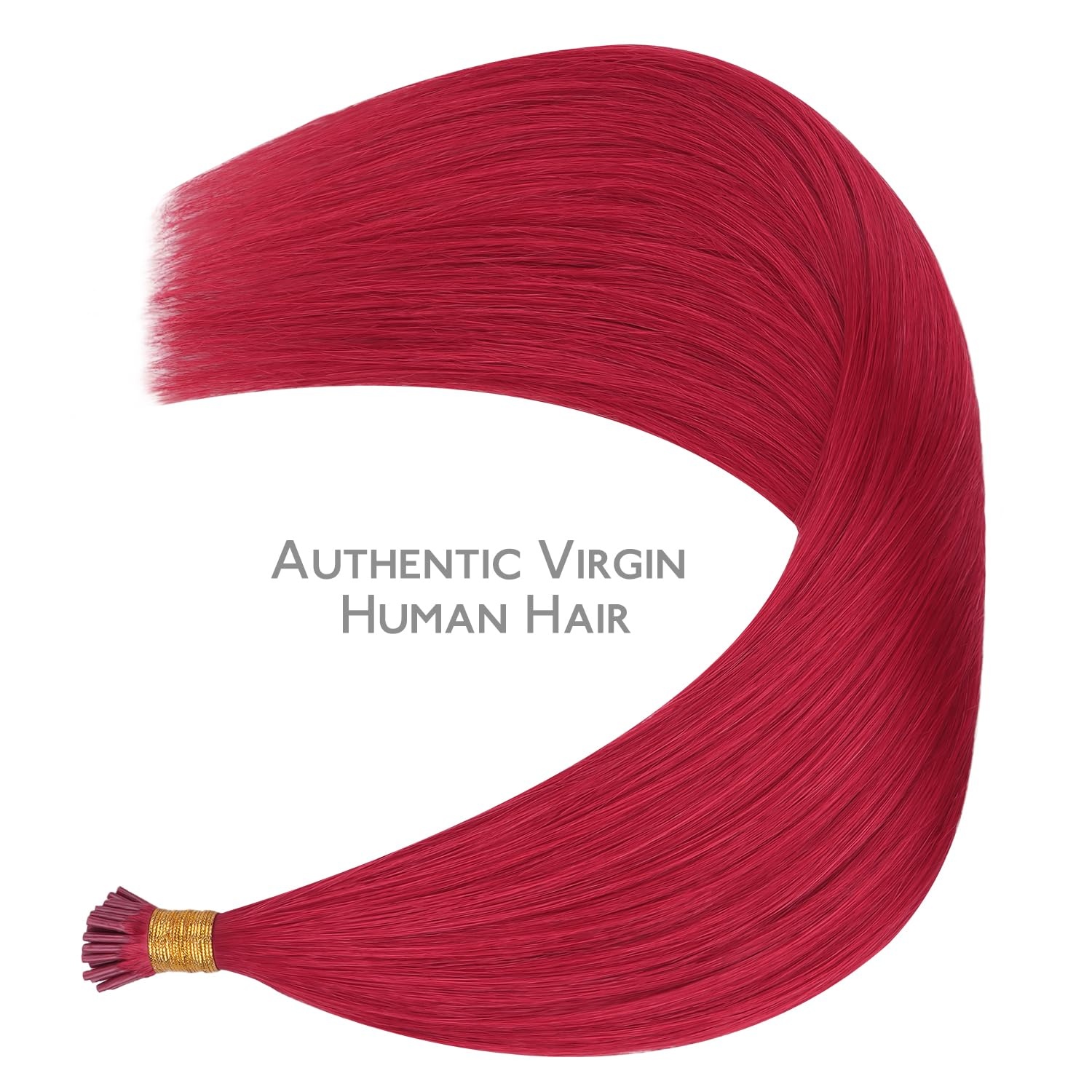 image:imageWENNALlFE Mini Flat Tip Hair Extensions Human Hair 50g 60s 16 Inch Light Blonde Highlighted Golden Blonde Remy Hair K Tip Hair Extensions Seamless Keratin Extensions De CabelloIRed