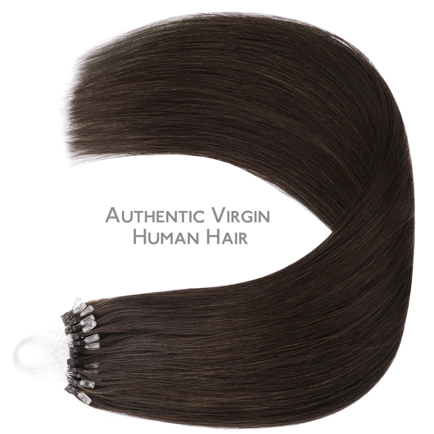 image:imageWENNALlFE Mini Flat Tip Hair Extensions Human Hair 50g 60s 16 Inch Light Blonde Highlighted Golden Blonde Remy Hair K Tip Hair Extensions Seamless Keratin Extensions De CabelloM2A Light Dark Brown