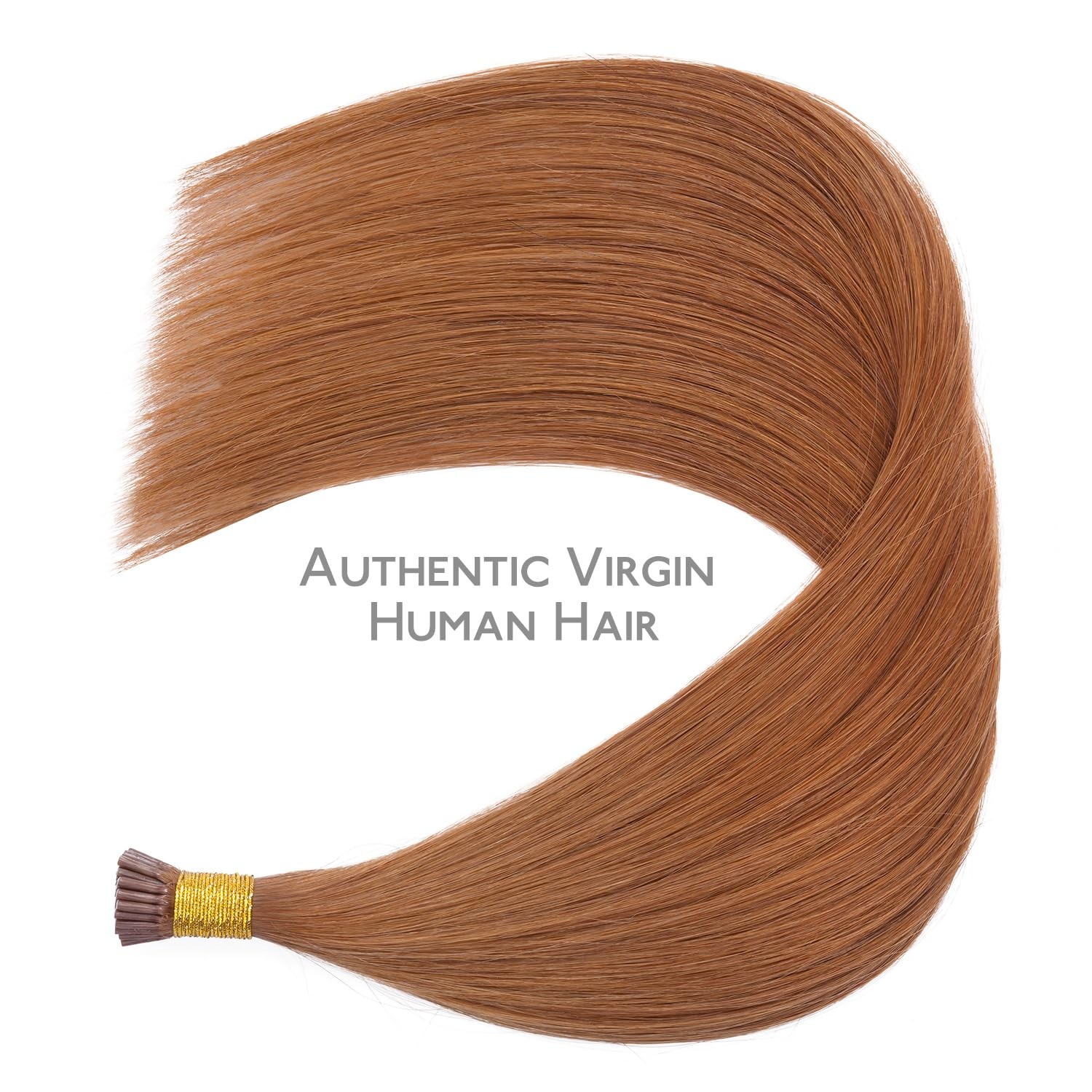 image:imageWENNALlFE Mini Flat Tip Hair Extensions Human Hair 50g 60s 16 Inch Light Blonde Highlighted Golden Blonde Remy Hair K Tip Hair Extensions Seamless Keratin Extensions De CabelloI330 Cinnamon Terra Copper