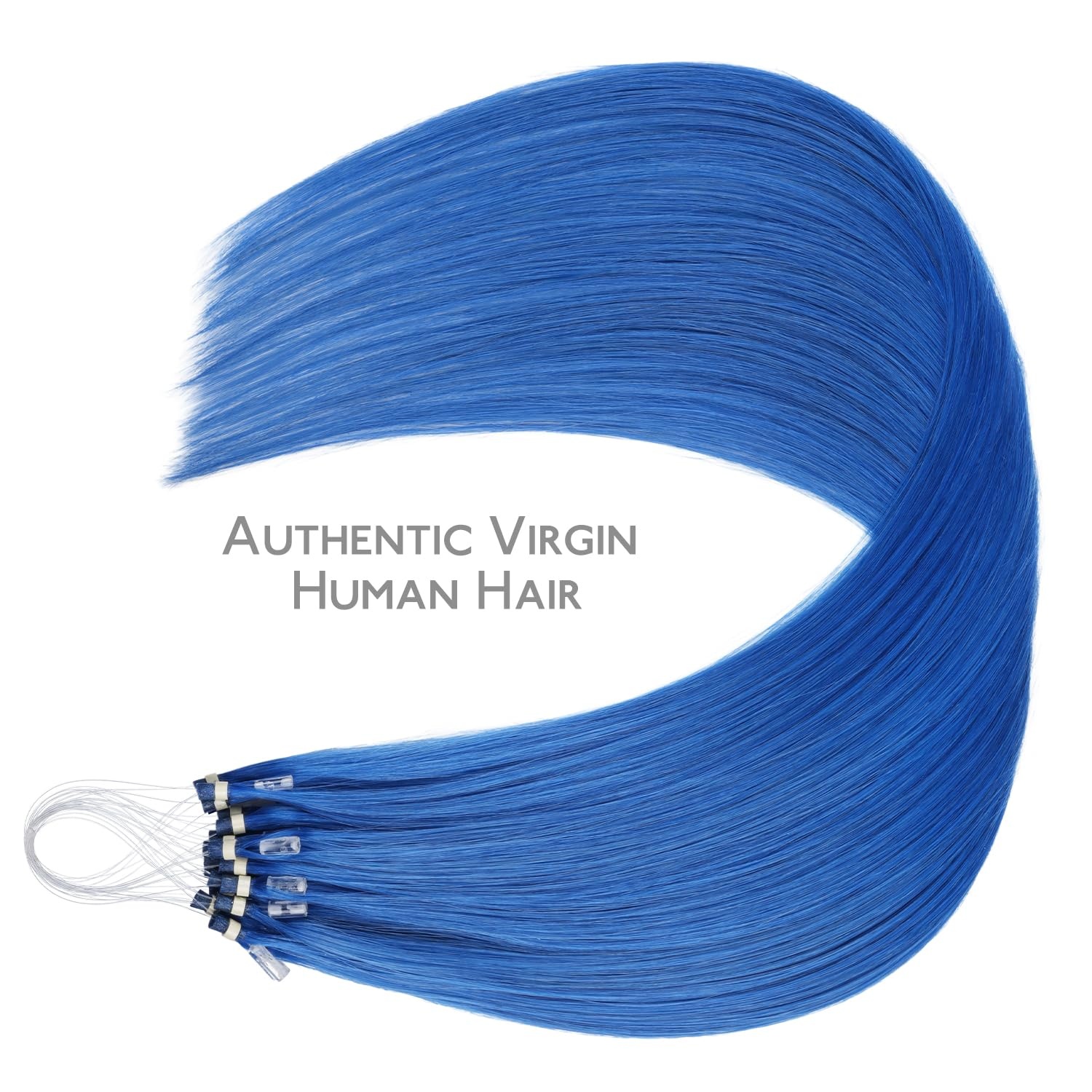 image:imageWENNALlFE Mini Flat Tip Hair Extensions Human Hair 50g 60s 16 Inch Light Blonde Highlighted Golden Blonde Remy Hair K Tip Hair Extensions Seamless Keratin Extensions De CabelloMBlue