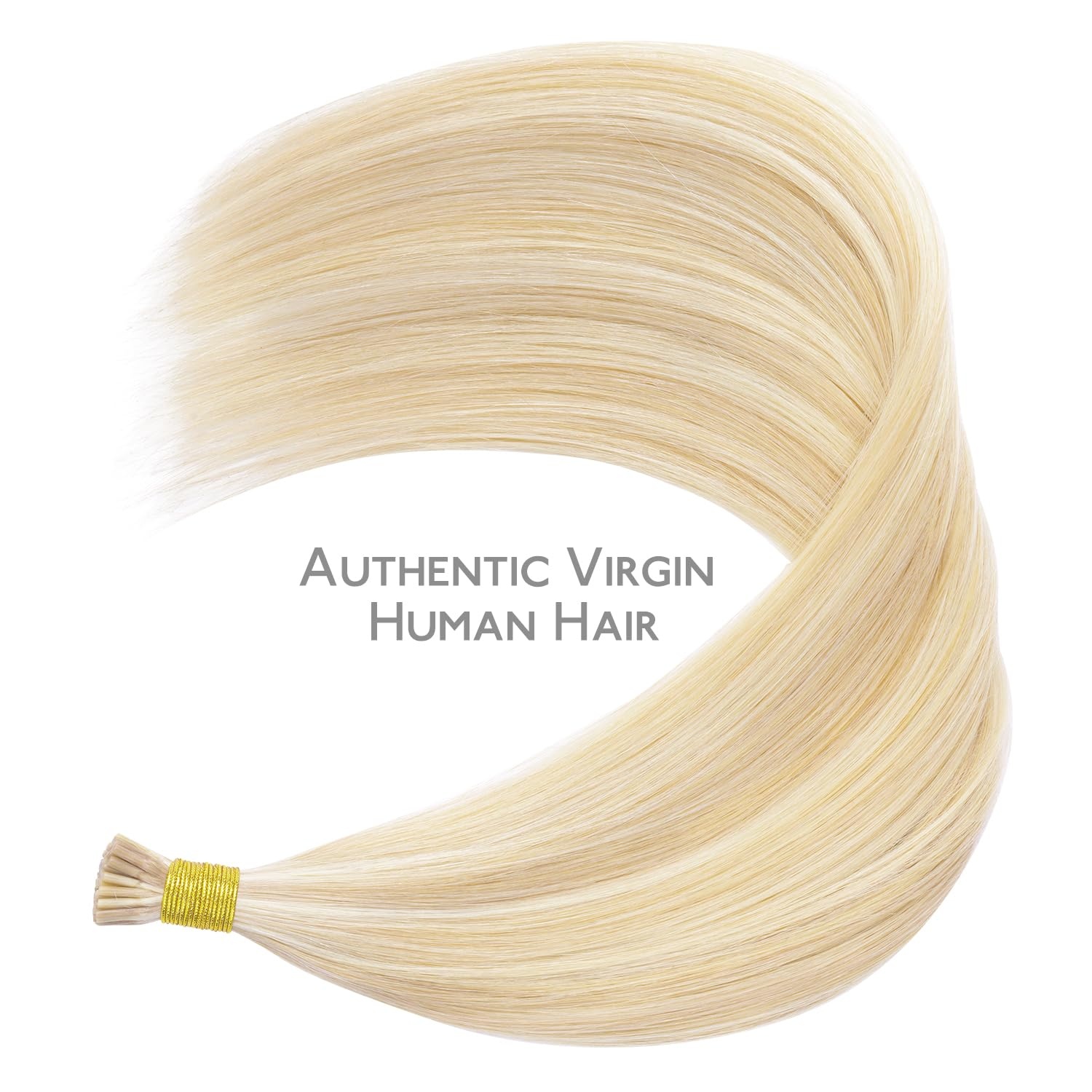 image:imageWENNALlFE Mini Flat Tip Hair Extensions Human Hair 50g 60s 16 Inch Light Blonde Highlighted Golden Blonde Remy Hair K Tip Hair Extensions Seamless Keratin Extensions De CabelloI18F60A Balayage Light Wheat Platinum Blonde