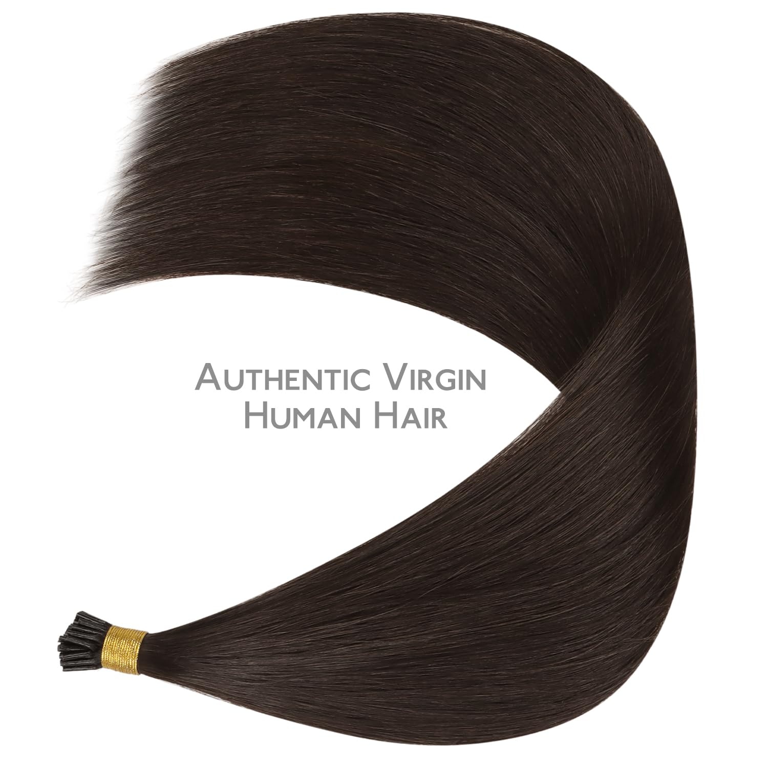 image:imageWENNALlFE Mini Flat Tip Hair Extensions Human Hair 50g 60s 16 Inch Light Blonde Highlighted Golden Blonde Remy Hair K Tip Hair Extensions Seamless Keratin Extensions De CabelloI2A Light Dark Brown
