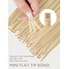 WENNALlFE Mini Flat Tip Hair Extensions Human Hair, 50g 60s 16 Inch Light Blonde Highlighted Golden Blonde Remy Hair K Tip Hair Extensions Seamless Keratin Extensions De Cabello(F-#16/22 Light Blonde Highlighted Golden Blonde)