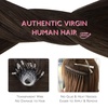 WENNALlFE Mini Flat Tip Hair Extensions Human Hair, 50g 60s 16 Inch Light Blonde Highlighted Golden Blonde Remy Hair K Tip Hair Extensions Seamless Keratin Extensions De Cabello(M-#2A Light Dark Brown)