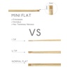 WENNALlFE Mini Flat Tip Hair Extensions Human Hair, 50g 60s 16 Inch Light Blonde Highlighted Golden Blonde Remy Hair K Tip Hair Extensions Seamless Keratin Extensions De Cabello(F-#16/22 Light Blonde Highlighted Golden Blonde)