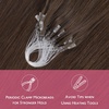 WENNALlFE Mini Flat Tip Hair Extensions Human Hair, 50g 60s 16 Inch Light Blonde Highlighted Golden Blonde Remy Hair K Tip Hair Extensions Seamless Keratin Extensions De Cabello(M-#4 Chocolate Brown)