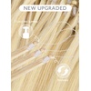 WENNALlFE Mini Flat Tip Hair Extensions Human Hair, 50g 60s 16 Inch Light Blonde Highlighted Golden Blonde Remy Hair K Tip Hair Extensions Seamless Keratin Extensions De Cabello(T-#16/22 Light Blonde Highlighted Golden Blonde)