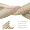 WENNALlFE Mini Flat Tip Hair Extensions Human Hair, 50g 60s 16 Inch Light Blonde Highlighted Golden Blonde Remy Hair K Tip Hair Extensions Seamless Keratin Extensions De Cabello(U-#17A/60A Ash Blonde Highlighted Platinum Blonde)