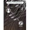 WENNALlFE Mini Flat Tip Hair Extensions Human Hair, 50g 60s 16 Inch Light Blonde Highlighted Golden Blonde Remy Hair K Tip Hair Extensions Seamless Keratin Extensions De Cabello(T-#2/6/2 Balayage Dark Brown Mixed Chestnut Brown)