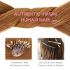 WENNALlFE Mini Flat Tip Hair Extensions Human Hair, 50g 60s 16 Inch Light Blonde Highlighted Golden Blonde Remy Hair K Tip Hair Extensions Seamless Keratin Extensions De Cabello(M-#30 Auburn Ginger)