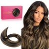 U-#2/6/2 Balayage Dark Brown Mixed Chestnut Brown