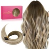 U-#3/8/613 Ombre Walnut Brown to Ash Brown and Bleach Blonde